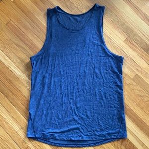 lululemon men’s tank top blue size medium